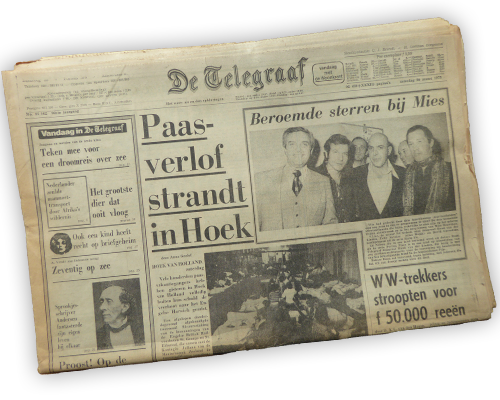 Collage Krant De Telegraaf